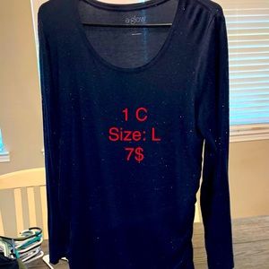 Blue maternity top from target